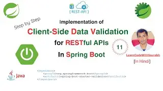 11 Client-Side Data Validation in Spring Boot | Validation in Spring Boot #java8 #springboottutorial