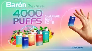 Barón Ant Vape x THE BAR |  Cigarrillo Electrónico Desechable| Disposable Pods for Vaping