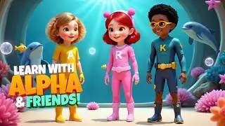 ABC Phonic- A is for Anglerfish Toddler learning songs, Nursery Rhymes, Alphabet Song for kids