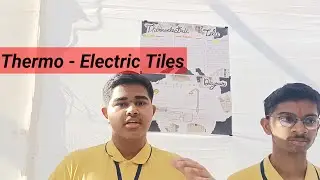 Thermo electric tiles|Galaxy school| district science fair |Rashtriya bal vaigyanik pradarshani| Diu