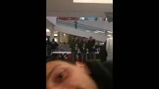 Premiazioni con spettatore sportivo