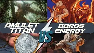 Amulet Titan vs Boros Energy | Modern Paper Gameplay