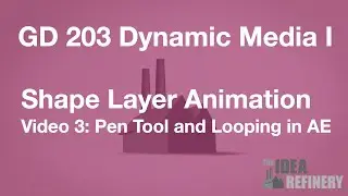Shape Animation Exercise: Video 3 - The Pen Tool in After Effects