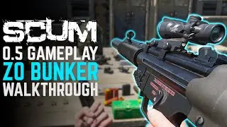 SCUM 0.5 gameplay 2021 | Is Z0 bunker one of the best loot spots?