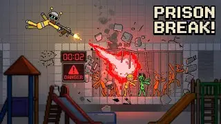 Crazy Experiments at Sprunki Playground: Can they save themselves from prison?
