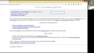 Installing R