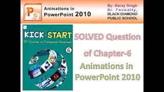 Animations in MS PowerPoint 2010