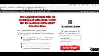**BREAKTHROUGH!**How to create a squeeze page within 60 seconds or less!