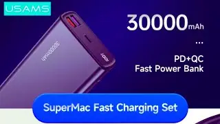 Fast Charging Power Bank USAMS 30000mAh 65W
