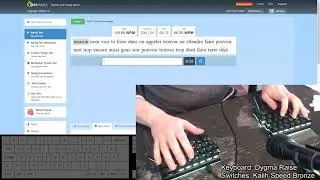Dygma Raise - Fast Typing - 151 WPM (French) - Day 8