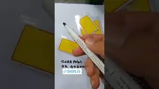 card Laminating ukuran 4x6 cm