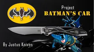 Проект Batman's Car «Batman's Car» от Justus Knives (нож продан) #нож #ножи #knives #knife #назаказ