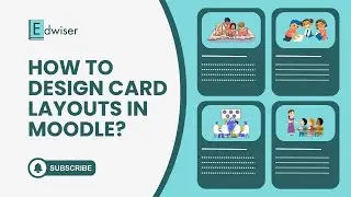 How to design Card Layouts in Moodle?