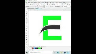 Creative Letter E Logo Design In Coreldraw
