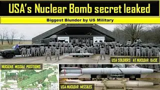 USA’s Nuclear Bomb Secrets Leaked  | US military nuclear bomb locations | US Nuclear bomb leak |