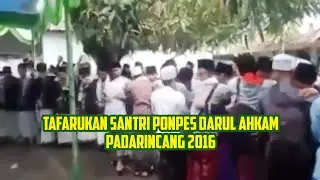 Tafarukan Ponpes Darul Ahkam Padarincang 2016