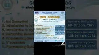 Free Courses Virtual University Islamabad 2022
