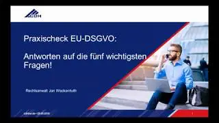 Praxis-Check EU-DSGVO - Antworten auf die fünf wichtigsten Fragen