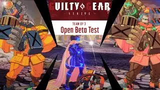 3v3 TEAM BATTLE | Guilty Gear Strive | Millia Gameplay