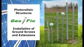 Installation Ground Screws and Extensions Geofix