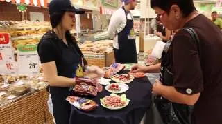 Мастер классы и дегустация мясных деликатесов "Бахрушинъ" в торговых центрах "Карусель"