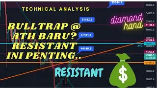ARAH KENAIKAN CRYPTO!!.. USD 55000 & 61000 Major Resistant?  bulltrap @ ATH?..Lihat Sini.. PENTINGG