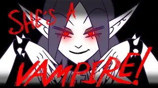 She's a VAMPIRE! An Animated Halloween Greeting From Missi!