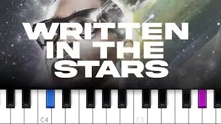 Tinie Tempah (ft Eric Turner) - Written in the stars (piano tutorial)