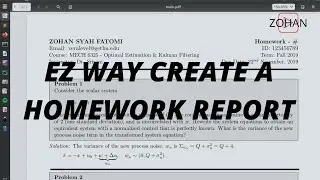 How To Create A ASSIGNMENT-REPORT By Using LATEX In Linux-Ubuntu [WORKED]