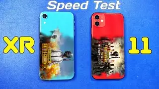 (4k)iPhone XR Vs iPhone 11 | Speed test | A12 Bionic Vs  A13 Bionic 😯 | VMinds |
