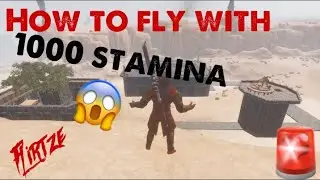 Conan Exiles- How to get 1000 stamina while flying ?!?!
