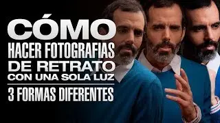 💡 FOTOGRAFIA DE RETRATO con UNA sola LUZ💡by 