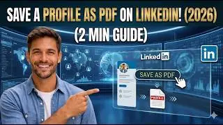 Save a Profile as PDF on LinkedIn 2026   2 Min Guide