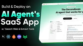 Build a SaaS AI Agent w/ Tools | Next.js 15, React, Better Auth, TestSprite, Stripe |  Full Course
