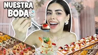 ESTO VAMOS a COMER EL DIA de NUESTRA BODA 🍛👰🏻‍♀️ *DEGUSTACIÓN de BANQUETE*