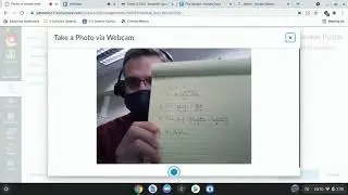Canvas: Photo of written work