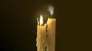 Футаж плачут свечи