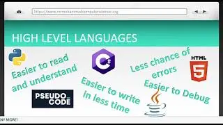 High vs low Level Languages