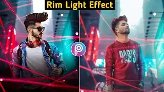 PicsArt Rim Light effect tutorial - PicsArt mobile Secret trick to create edge lighting |
