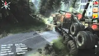 SpinTires прохождение карты ХОЛМ часть1