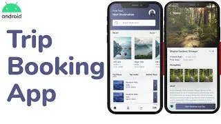 Trip planner and Booking Android App | Android Studio Tutorial