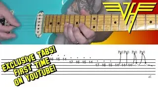 EXCLUSIVE: Van Halen guitar solo lesson, first time with tabs on YouTube! Dancing in the Streets!