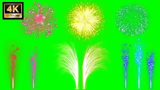 [Copyright Free] Sky Shots For Diwali Green Screen - GS STUDIO