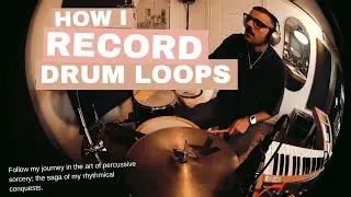 How I Record Drum Loops (#drums #samplepack #producer)