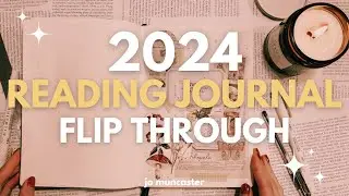 2024 reading journal flip through 📚📖✏️