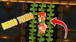 Being Toxic in Super Mario Maker 2! + Lucky Wins and Fails!