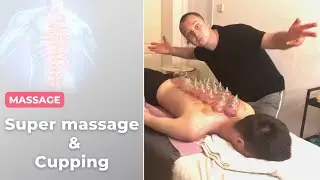 ASMR strong massage and cupping adjustments by Mishanya!