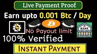 Earn monthly upto 0.05 Bitcoin | live instant Payment |no payout limit