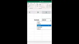 Excel Dropdown List Cell