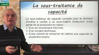 La sous-traitance de capacité